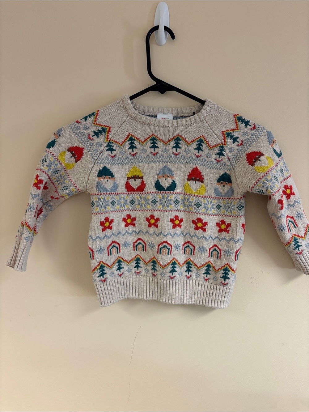 Hanna Andersson Gnome Holiday sweater 3T